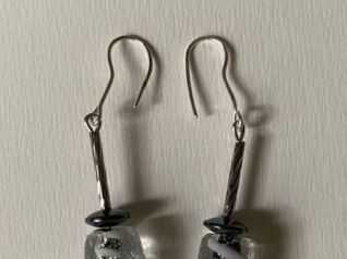 Glasperlen, Silber 12