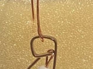 Einzelohrring, Kupfer 26