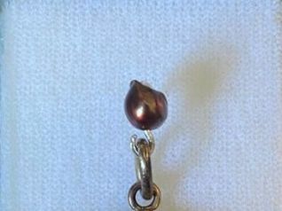 Einzelohrring, antik, Silber 31