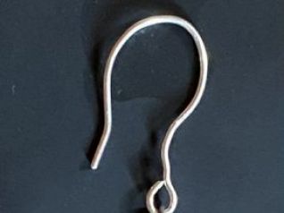 Einzelohrring, antik, Silber 32