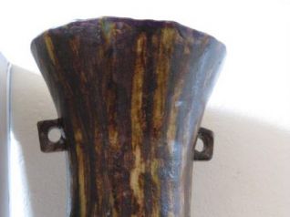 Vase, Asche -und Gesteinsglasur 50